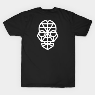 Thick Line Skull One T-Shirt